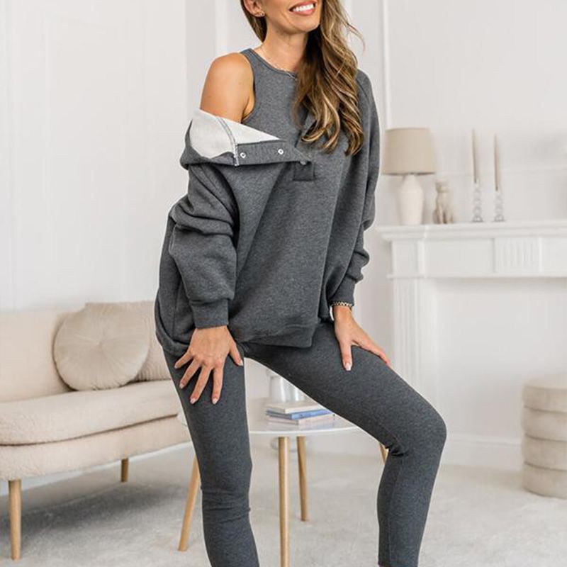⏳Begrenzte Zeit 50% Rabatt⏰Lässiger und bequemer Sweatshirt-Anzug mit Kapuze