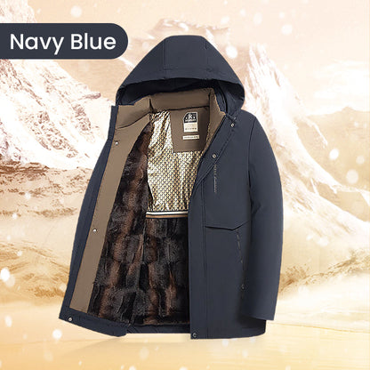 📢 69% OFF! ✨ Warm winter coat for men – high-performance insulation with a detachable hood for freezing temperatures ❄️🧥 