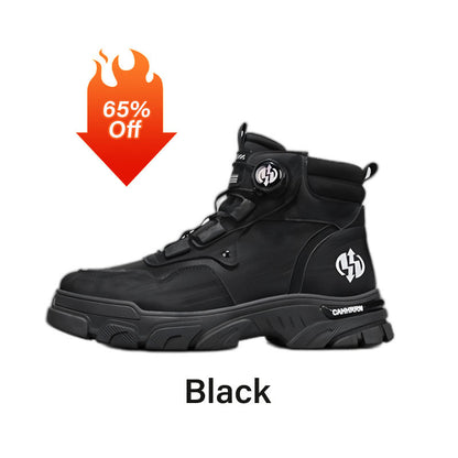 Men's outdoor work shoes with swivel buckle closure 🔄👞 – Waterproof 💦, slip-resistant 🚶‍♂️, comfortable, breathable 🌬️ 