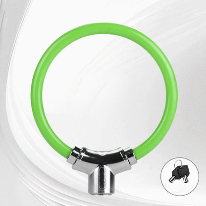 Tragbares Anti-Diebstahl-Stahlkabelschloss in Ringform für Fahrräder