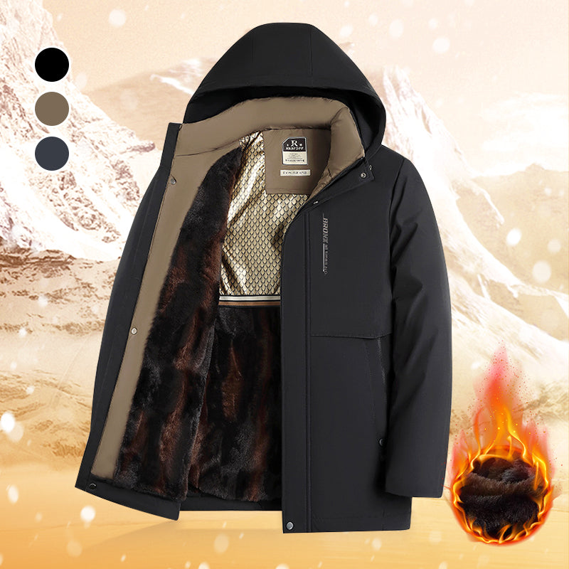 📢 69% OFF! ✨ Warm winter coat for men – high-performance insulation with a detachable hood for freezing temperatures ❄️🧥 