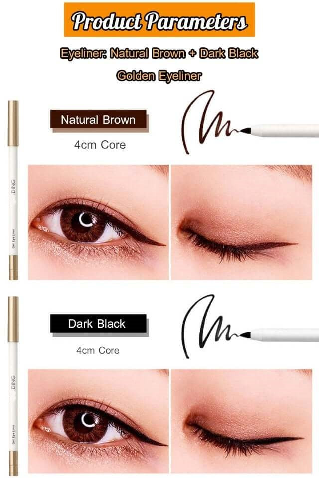 🔥Kaufen Sie 1 und erhalten Sie 1 gratis🔥 Schnelltrocknender, wasserfester und schweißfester Eyeliner