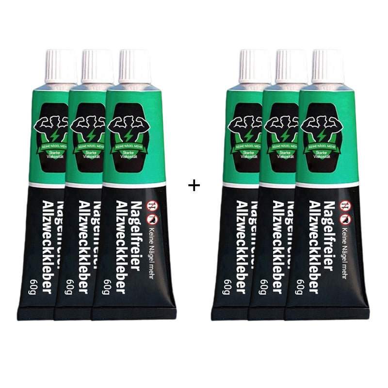 ✨Nagelfreier Allzweckkleber💧Universeller, starker, nagelfreier Kleber, wasserfest und kein Bohren erforderlich