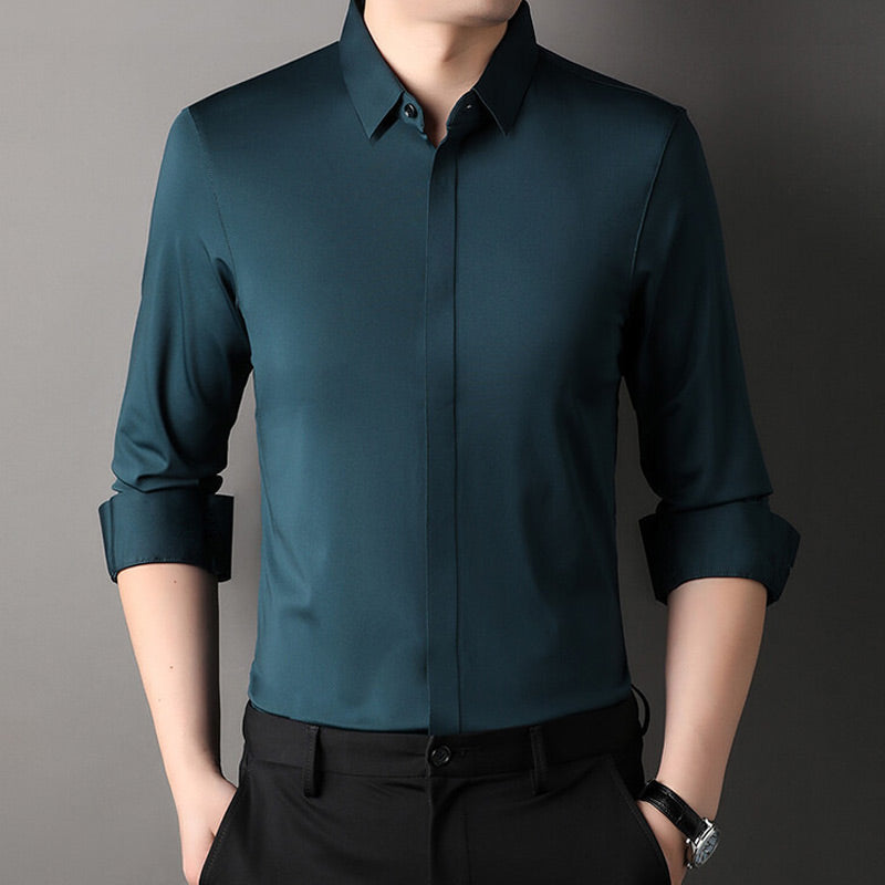 🎉2025 New Arrivals Bargain Offer✨Wrinkle-Free Stretch Shirt for Men 
