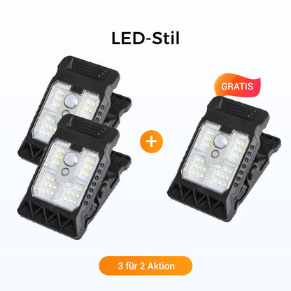 ✨ Jetzt 2 kaufen, 1 gratis erhalten!🌿 Solar-Clip-Leuchte mit Bewegungssensor – Ideal für Garten, Balkon & Terrasse! 🏡