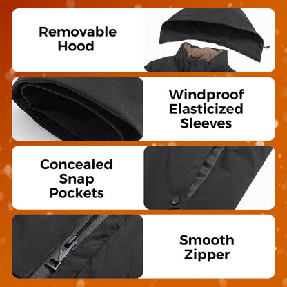 📢 69% OFF! ✨ Warm winter coat for men – high-performance insulation with a detachable hood for freezing temperatures ❄️🧥 