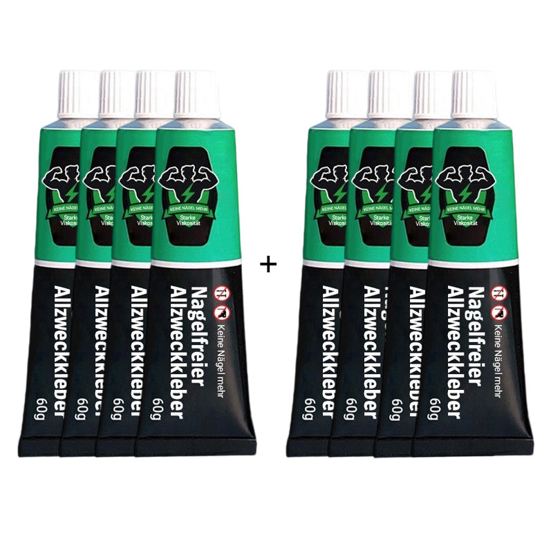 ✨Nagelfreier Allzweckkleber💧Universeller, starker, nagelfreier Kleber, wasserfest und kein Bohren erforderlich