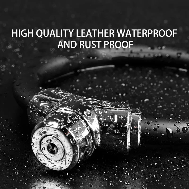 Tragbares Anti-Diebstahl-Stahlkabelschloss in Ringform für Fahrräder