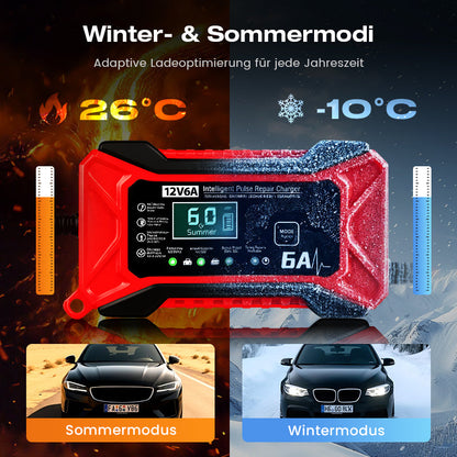 🔥Intelligentes Batterieladegerät für Auto und Motorrad