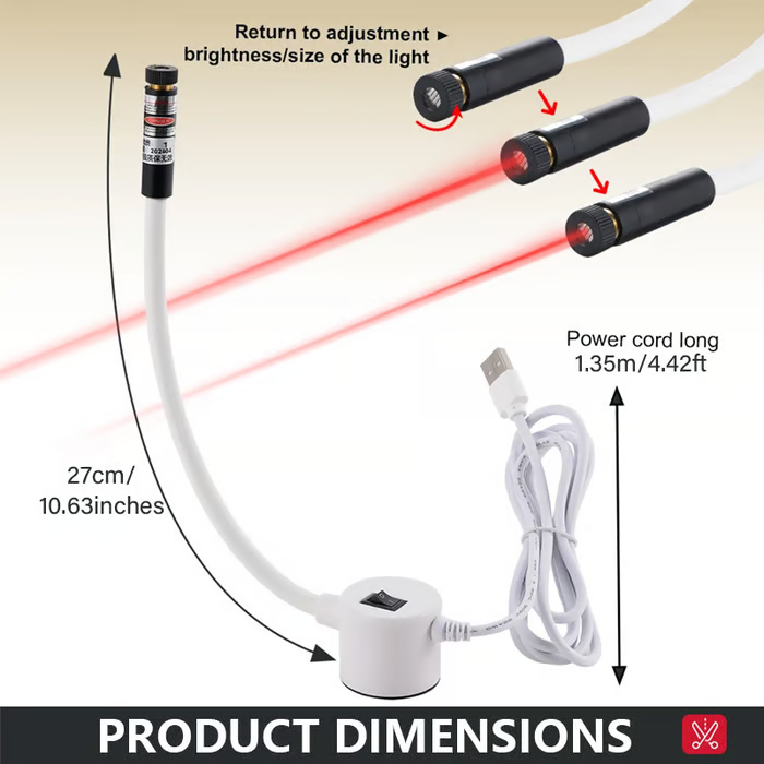 🔥%50 İndirimli Fırsat🪡Dikiş Makineleri için Manyetik Konumlandırma Özellikli Kapitone Lambası