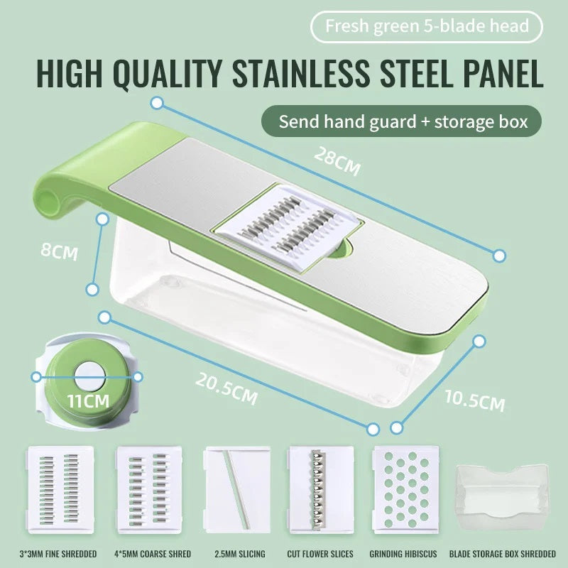 🔥Stoklar bitene kadar %40 indirim!🍓 Çok fonksiyonlu sebze dilimleyici 