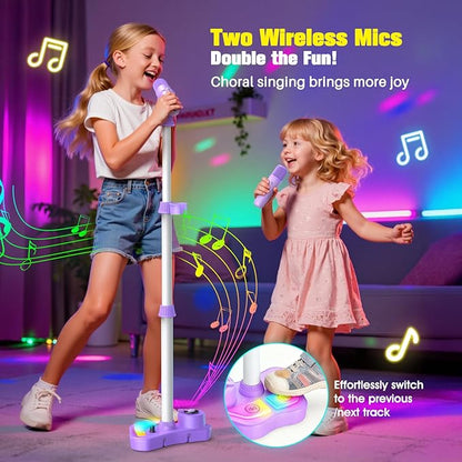 Kids' karaoke microphone with light effect 