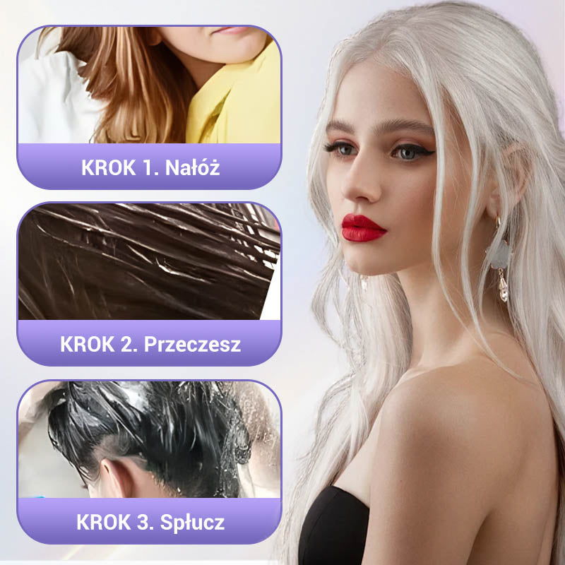 ✨Begrenzte Zeit: Kaufen Sie 3, erhalten Sie 2 gratis✨🧴💛 Keratin Lila Haarmaske & Lass die Haare im Wind wehen