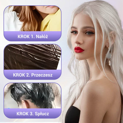 ✨Begrenzte Zeit: Kaufen Sie 3, erhalten Sie 2 gratis✨🧴💛 Keratin Lila Haarmaske & Lass die Haare im Wind wehen