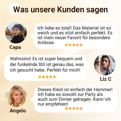 🎅Weihnachtsverkauf 50% Rabatt🎄Sexy Paillettenkleid im Bodycon-Stil✨