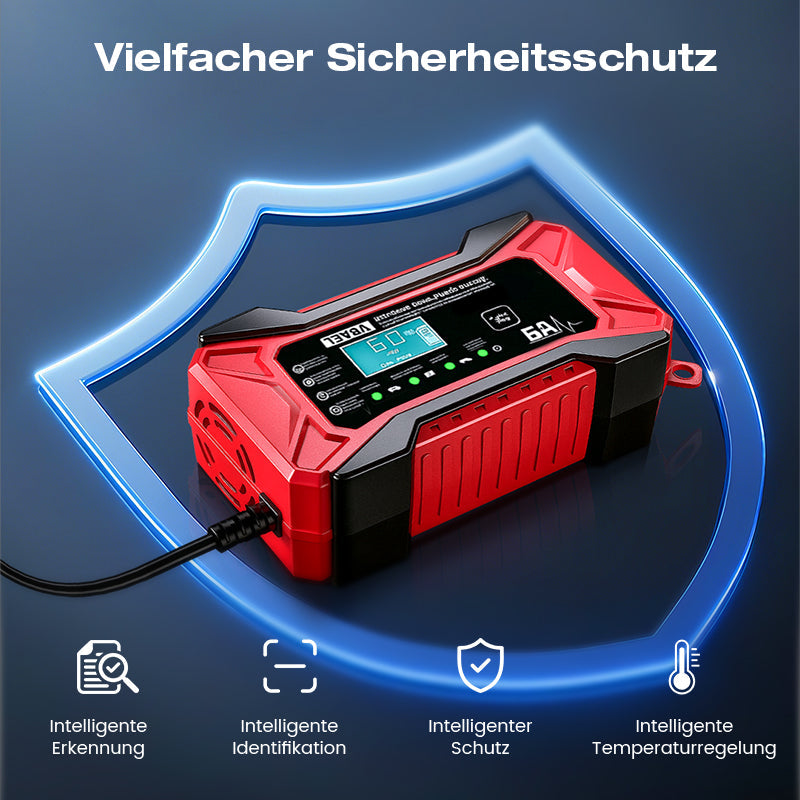 🔥Intelligentes Batterieladegerät für Auto und Motorrad