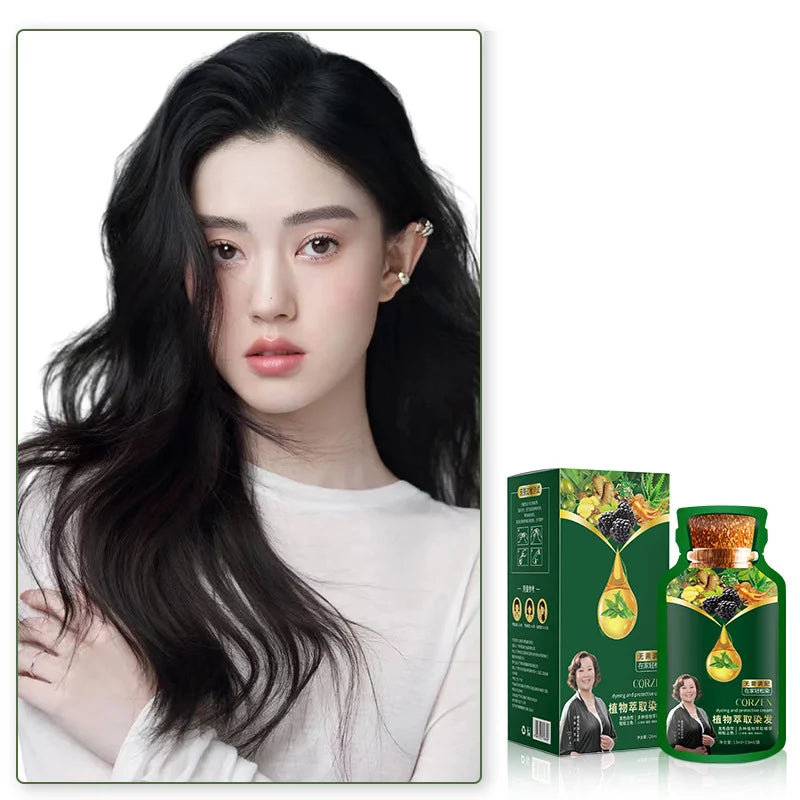 🔥2 AL 1 BEDAVA🔥Hızlı kullanım için nazik, bitki bazlı saç boyası