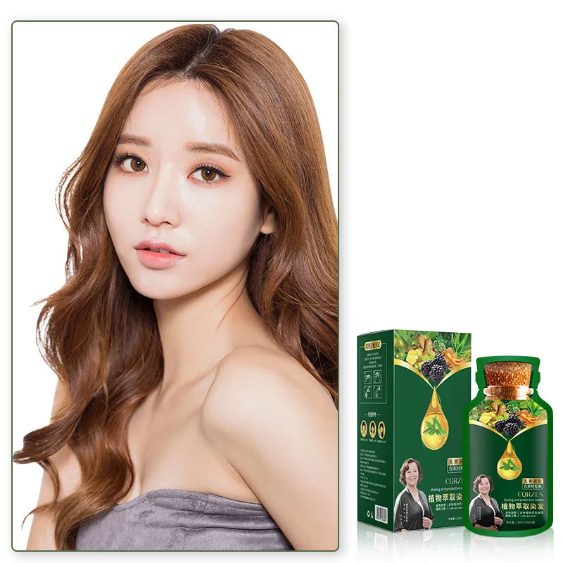 🔥2 AL 1 BEDAVA🔥Hızlı kullanım için nazik, bitki bazlı saç boyası