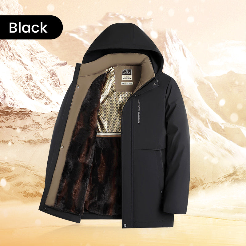 📢 69% OFF! ✨ Warm winter coat for men – high-performance insulation with a detachable hood for freezing temperatures ❄️🧥 