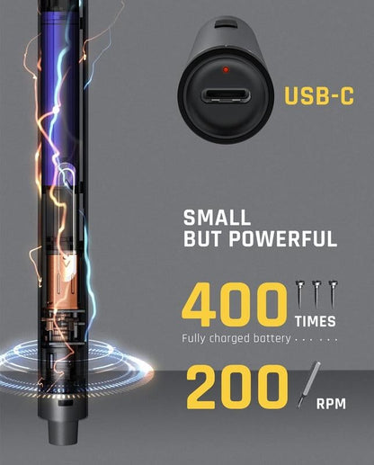 🏆Noel Özel Kampanyası %50 İndirim🔥 E1 MAX 3.7V Mini Tornavida