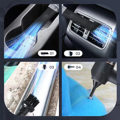 🏆Ev ve araba için kablosuz, hepsi bir arada elektrikli süpürge (süpürme, üfleme ve şişirme özellikli)⚡👑 