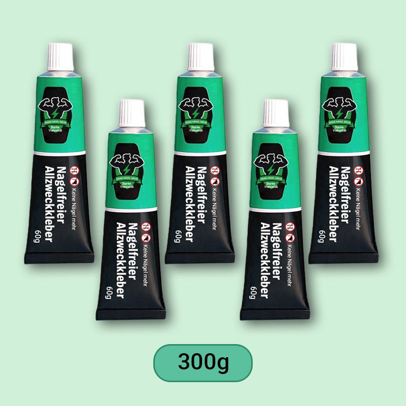 ✨Nagelfreier Allzweckkleber💧Universeller, starker, nagelfreier Kleber, wasserfest und kein Bohren erforderlich