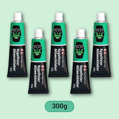 ✨Nagelfreier Allzweckkleber💧Universeller, starker, nagelfreier Kleber, wasserfest und kein Bohren erforderlich