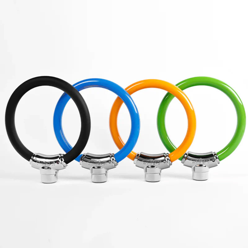 Tragbares Anti-Diebstahl-Stahlkabelschloss in Ringform für Fahrräder