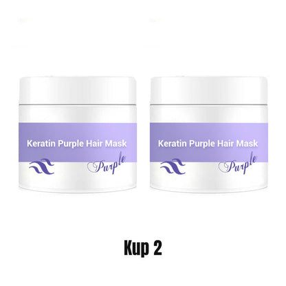 ✨Begrenzte Zeit: Kaufen Sie 3, erhalten Sie 2 gratis✨🧴💛 Keratin Lila Haarmaske & Lass die Haare im Wind wehen