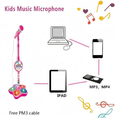 Kids' karaoke microphone with light effect 