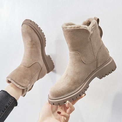 Damen-Winter-Fleece-Schneestiefel⚡Neu eingetroffen Sale-50 % Rabatt