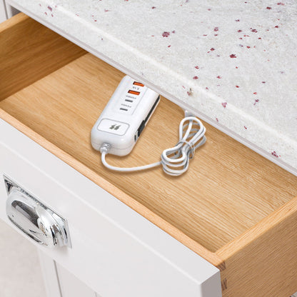 Multifunktionale Schnellladebuchse – 2PD + 2USB