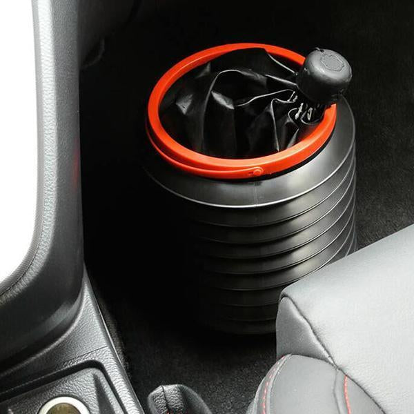 Foldable garbage bag box for the car