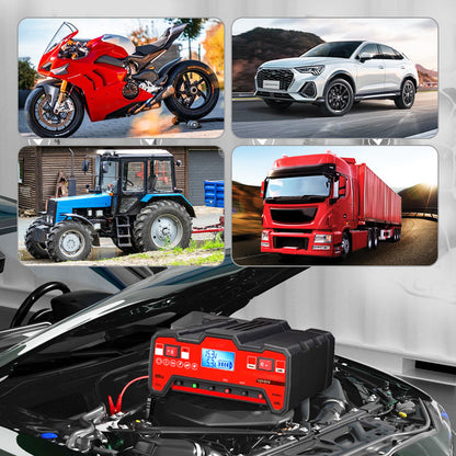 🎉Heißer Ausverkauf 50% OFF🎉Intelligentes Impulsreparatur-Batterieladegerät für Kraftfahrzeuge