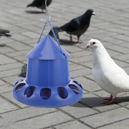 ⏳Begrenzte Zeit 50% Rabatt💥Taubenfütterungsautomat mit 11 Löchern und Aufhängeseil