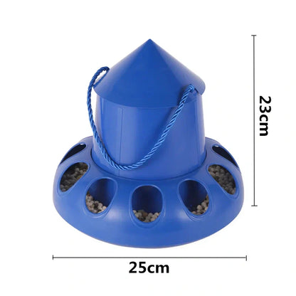 ⏳Begrenzte Zeit 50% Rabatt💥Taubenfütterungsautomat mit 11 Löchern und Aufhängeseil