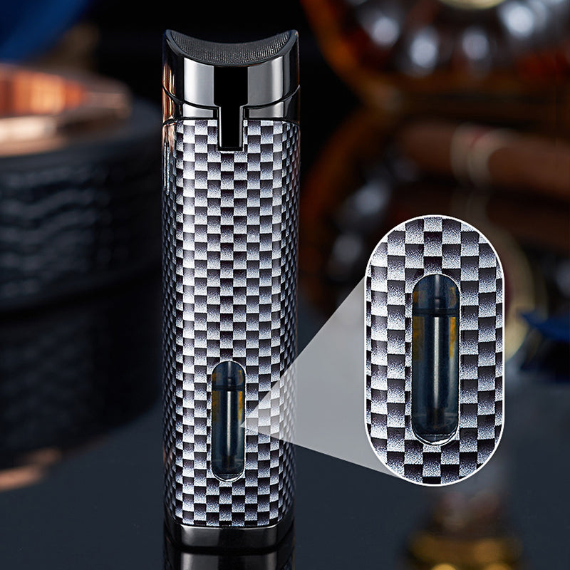 🔋LED güç göstergeli ve son derece güçlü mavi alevli akıllı çakmak