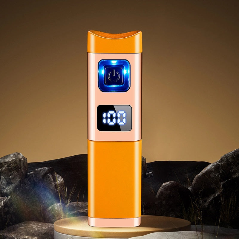 🔋LED güç göstergeli ve son derece güçlü mavi alevli akıllı çakmak