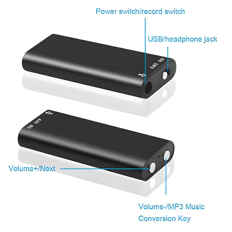 ✨🎅Weihnachtsangebote – Nur für kurze Zeit!⏰Mini Digital Audio Voice Recorder Pen Dictaphone