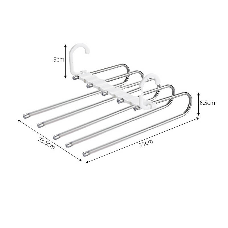 🌟Multi-layer zipper magic trouser rack