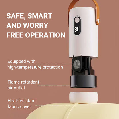 🔥Heißer Verkauf 50% Rabatt🔥Mini tragbarer faltbarer Wäschetrockner🌬️🧦