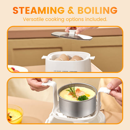 🎁2025 Neues Design🥚✨Mini-Multifunktions-Eierkochset mit Smart Touch Panel