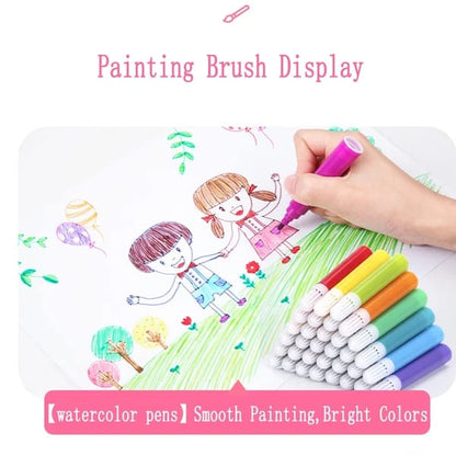 🔥Deluxe 6-in-1 Kreativ-Kunstset 🧑‍🎨 (Ideales Geschenk für Kinder) Jedes Kind ist ein Künstler!