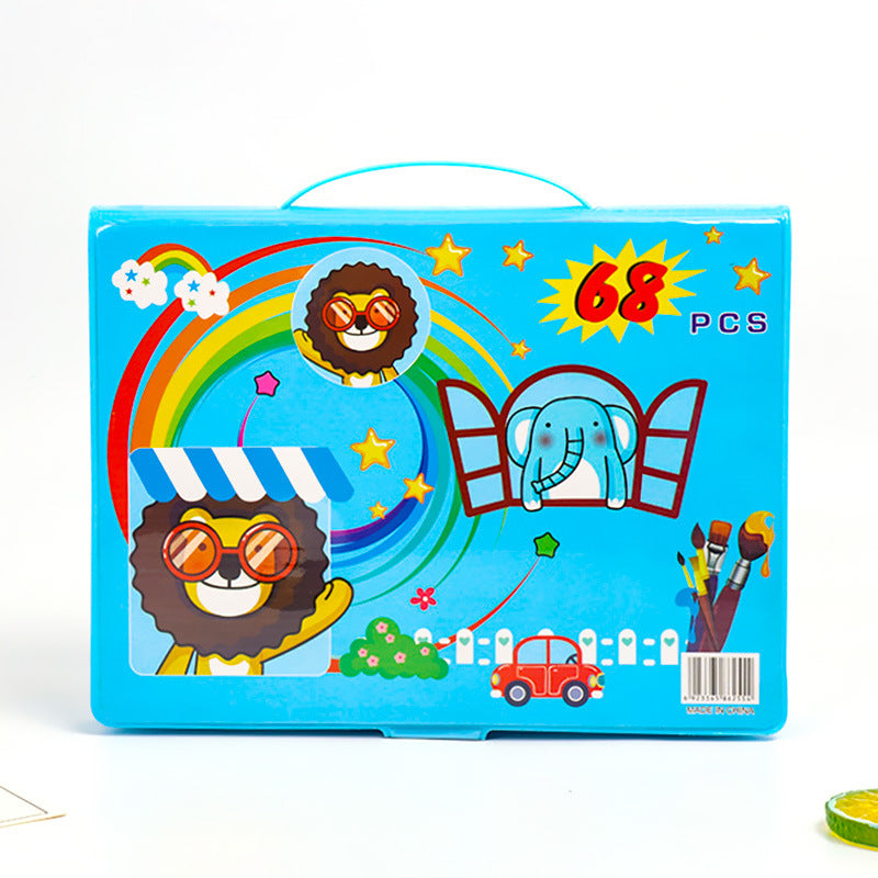 🔥Deluxe 6-in-1 Kreativ-Kunstset 🧑‍🎨 (Ideales Geschenk für Kinder) Jedes Kind ist ein Künstler!