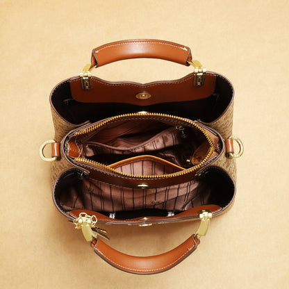 🎒 ✨👜 Versatile, elegant retro-style handbag, lightweight and luxurious, can be worn as a shoulder bag