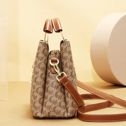 🎒 ✨👜 Versatile, elegant retro-style handbag, lightweight and luxurious, can be worn as a shoulder bag