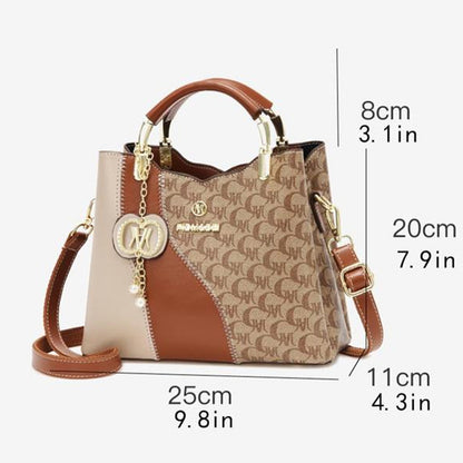 🎒 ✨👜 Versatile, elegant retro-style handbag, lightweight and luxurious, can be worn as a shoulder bag