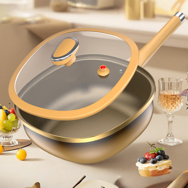 ⏳Limited-time special offer⏰12-inch non-stick titanium alloy saucepan with lid