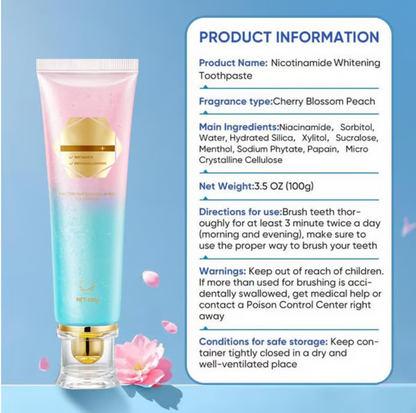 ✨ 🦷 Zahnpasta mit Niacinamid-Aufhellung: Für weißere, gesündere Zähne!