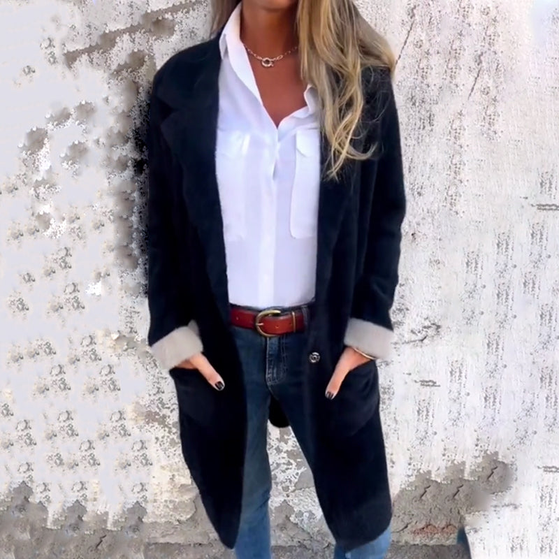 ⏳Zeitlich begrenztes Sonderangebot⏰Eleganter, mittellanger Mantel für Damen🧥